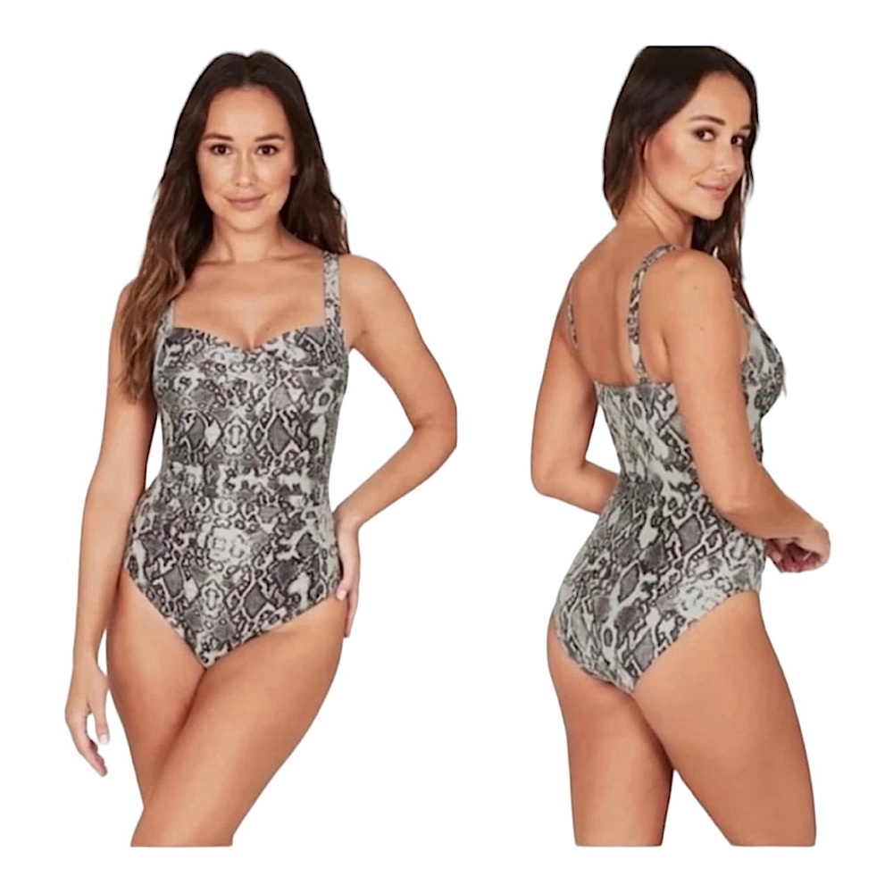 Niptuck Tummy Control Python Snake Animal Print S… - image 1